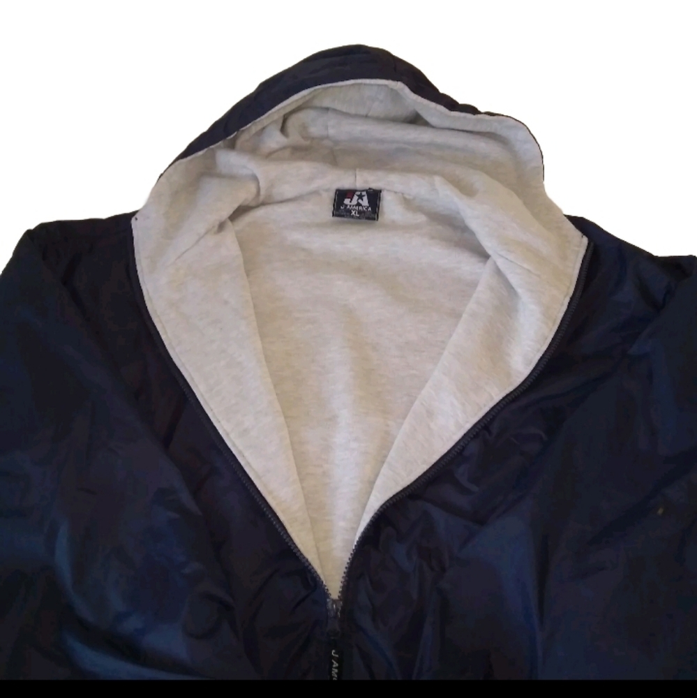 Ocean City New Jersey Hooded Heavyweight Windbreaker Rain Jacket XL Unisex - Picture 5 of 14